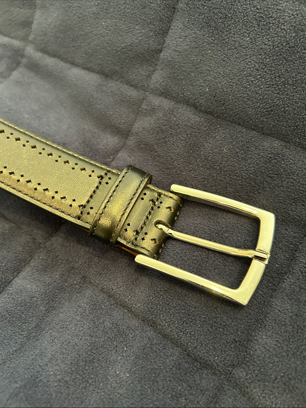 BROOKS BROTHERS Leather Belt 36